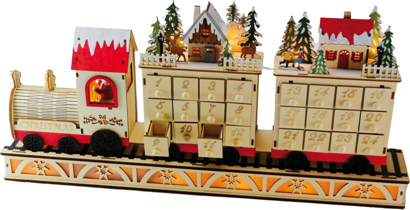 Spieluhrenwelt Adventskalender Spilling Tog - Innredningsdetaljer
