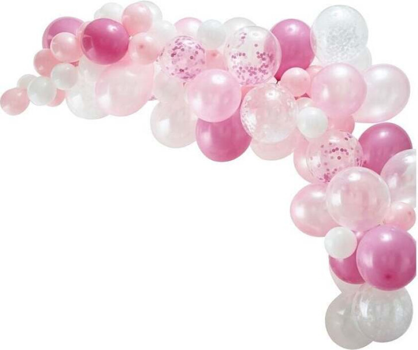Ballongbue, Rosa - Dekorasjoner