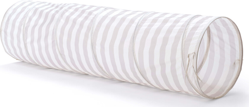 Bilde av Kids Concept Stripete Leketunnel, Grå - Leketunneler - Polyester