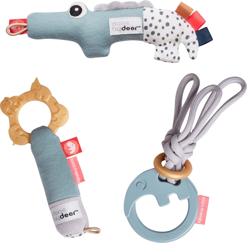 Tiny Aktivitetsleke 3-Pack - Aktivitetsleker - 100% Bomull