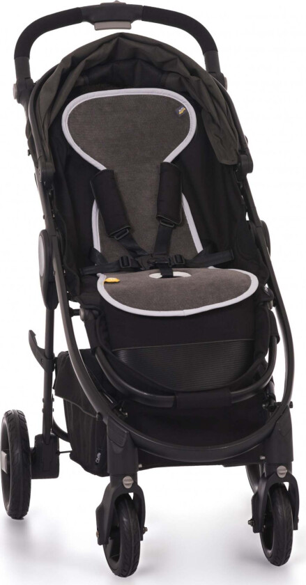 Ventilerende Setetrekk Barnevogn, Mørkegrå - Sitteputer & Lammeskinn