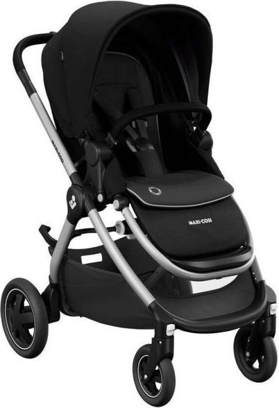 Adorra 2 Sportsvogn, Essential Black -  Vendbar Sittedel