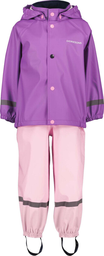 Slaskeman Regnsett, Tulip Purple, 80 - Regntøy - 100% Polyester