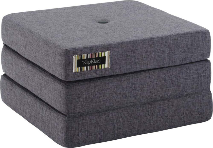 3 Fold Single Madrass, Mørkegrå - Sittemøbler - Polyester