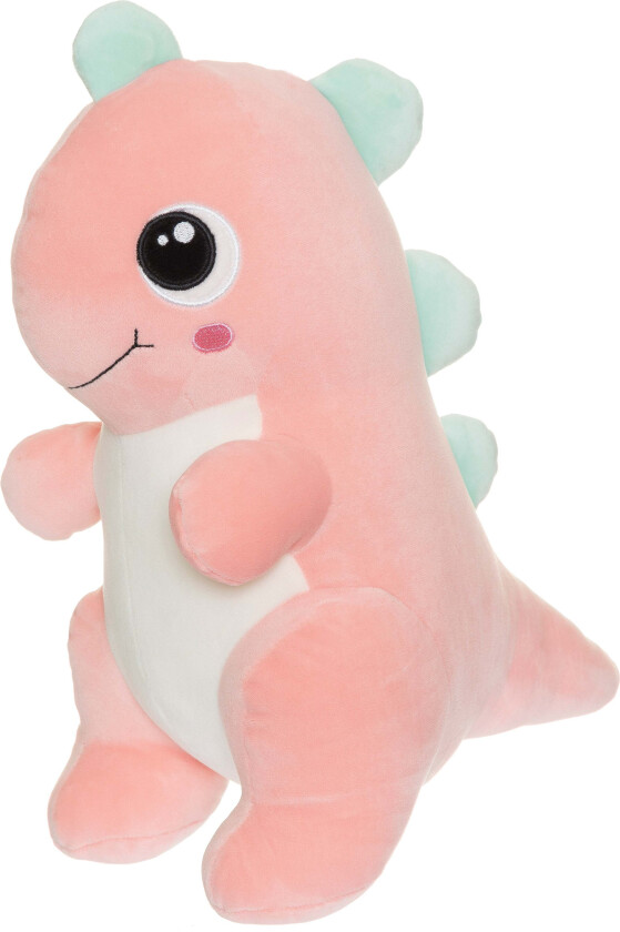 Kramis Kosedyr Dino 25 cm, Rosa - Kosedyr - Polyester
