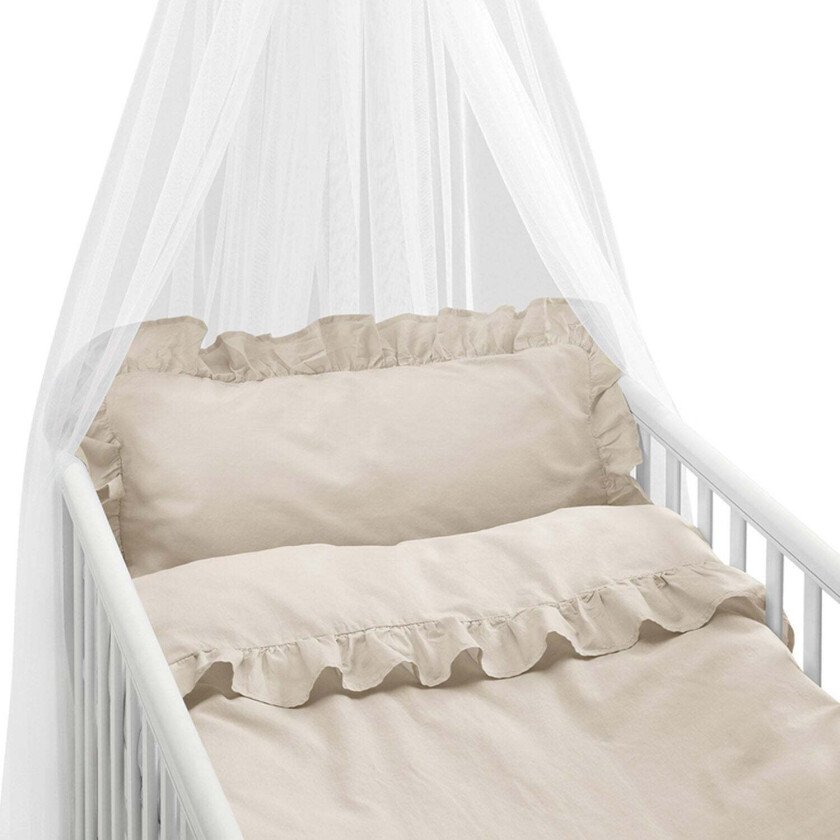 Sengesett Volang 100 x 130 2-delt, Beige - Sengesett - 100% Bomull