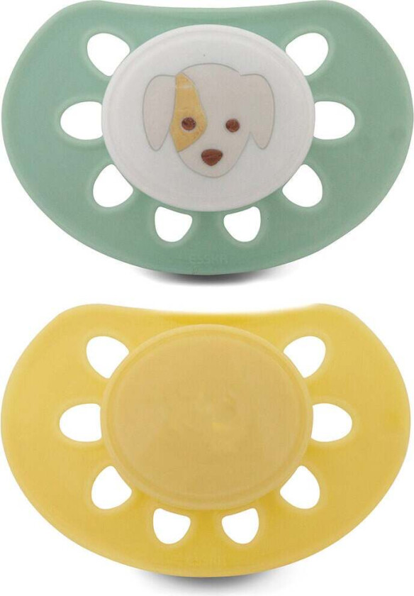 Classic Dog Smokker 2-pakning, Gul/Grønn - Smokker