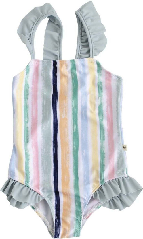 Sheena UV-Badedrakt UPF50+, Stripe Print, 86-92 -  Badetøy