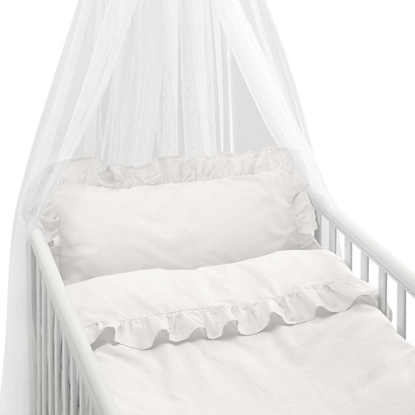 Sengesett 100 x 130 2-delt, Hvit - Sengesett - 100% Bomull