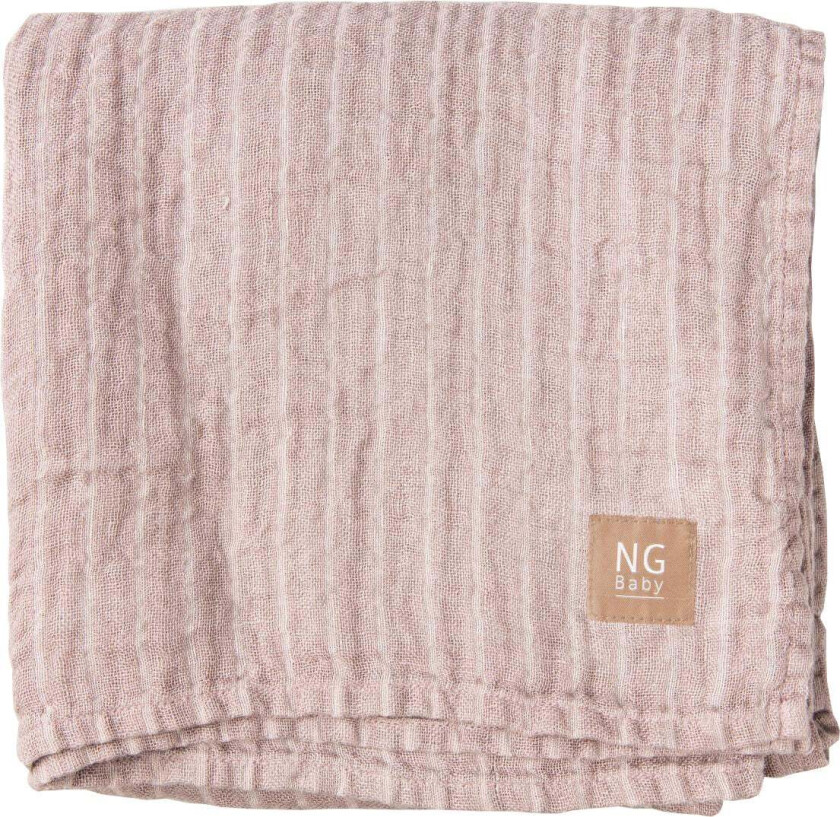 Linteppe 100x100, Dusty Pink - Tekstiler