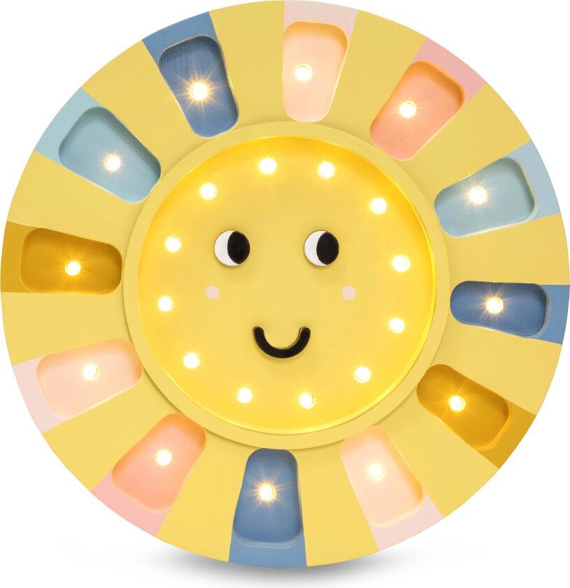 Lampe Sol, Retro Rainbow - Nattlamper