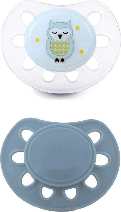 Classic Mini Owl Smokker 2-pakning, Grå - Smokker