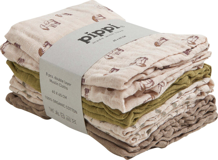 Musselinteppe 8-pack, Sheer Bliss - Tekstiler - 100% Bomull