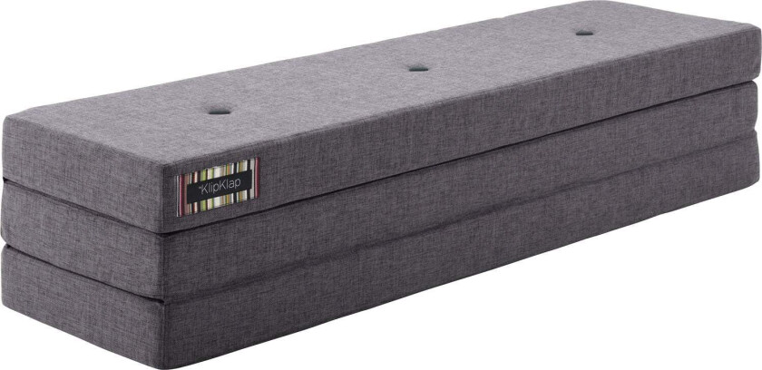 3 Fold Madrass XL, Mørkegrå - Sittemøbler - Polyester