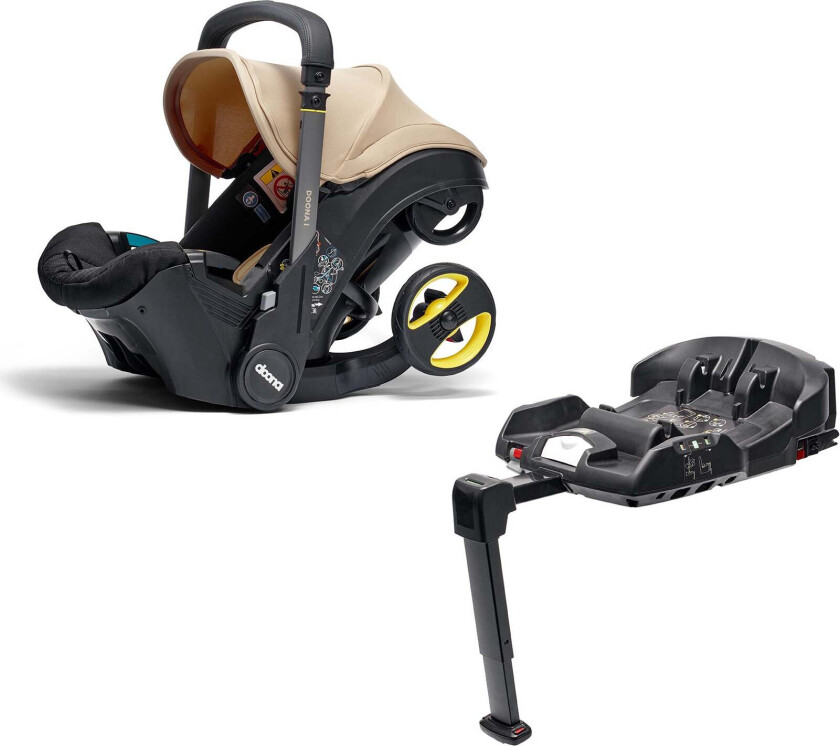 i Babybilstol inkl. ISOFIX Base, Sahara Sand - Med Base