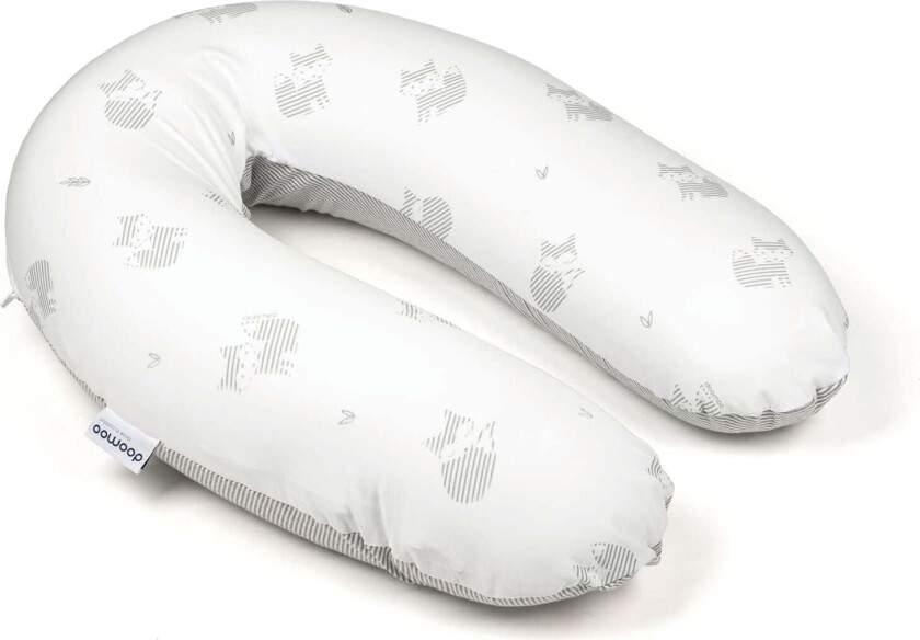 Trekk til Amme- og Graviditetspute Rev, Grå - Ammeputer - Bomull