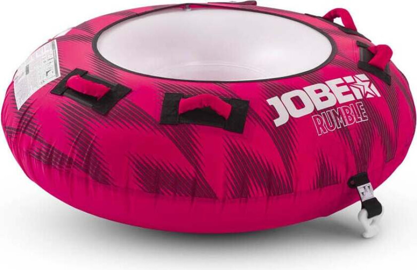 Rumble Towable Funtube Badering 1 Person, Rosa - Tuber & Ringer