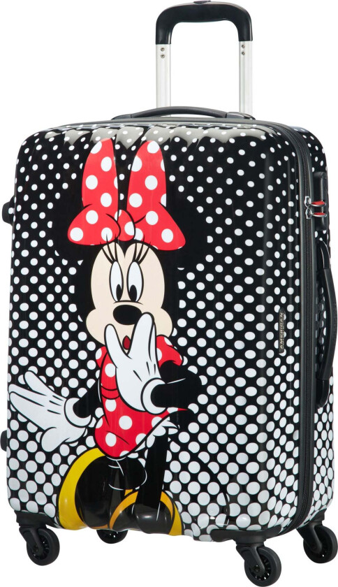 Alfatwist Minni Mus Koffert 63L, Polka Dot - Kofferter