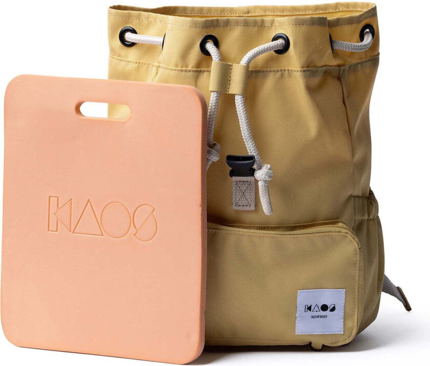 Mini-Ransel Ryggsekk, Misted Yellow - Ryggsekker - Plast