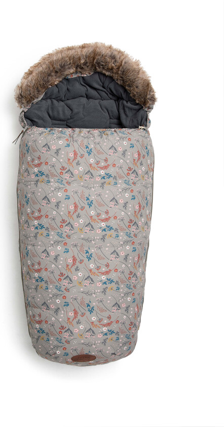 Essence Dunvognpose, Flowers Grey - Vintervognposer - 100% Polyester