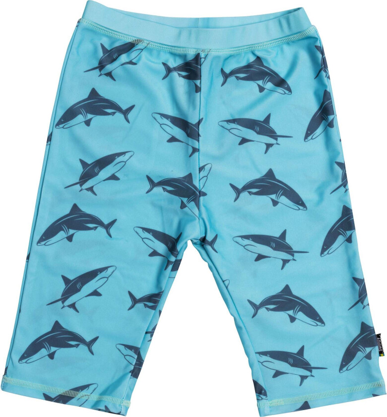 Badeshorts, Turkis, 5-6 år - Badetøy - Polyester,Elastan