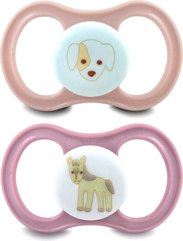 Happy Glow Dog/Horse Smokk, Lilla/Rosa - Smokker