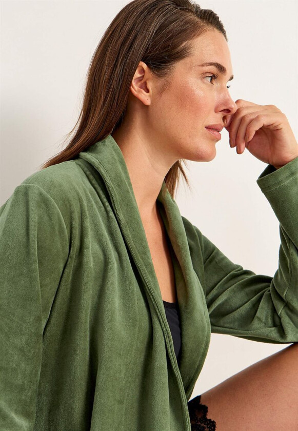 Morgenkåpe i velour