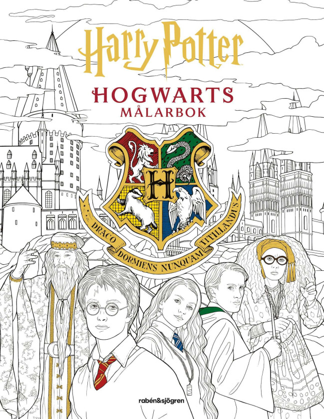 Hogwarts Fargeleggingsbok - Malebøker & Aktivitetsbøker
