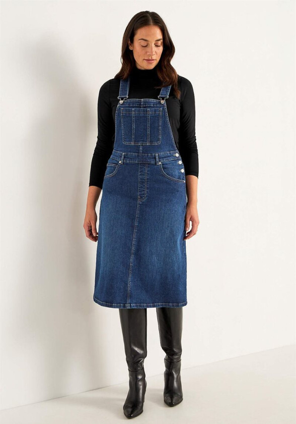 Dongerikjole i denim