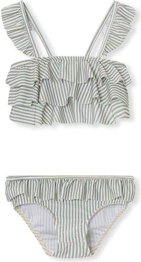 MINI A TURE Giulia Bikini, Print Green Bay, 98-104 - Badetøy