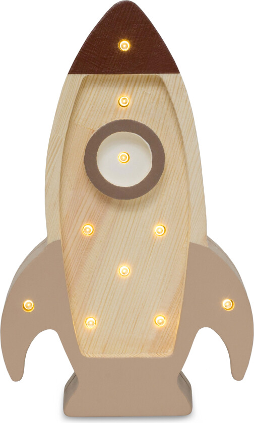 Mini Lampe Romrakett, Cappucino - Nattlamper - Tre