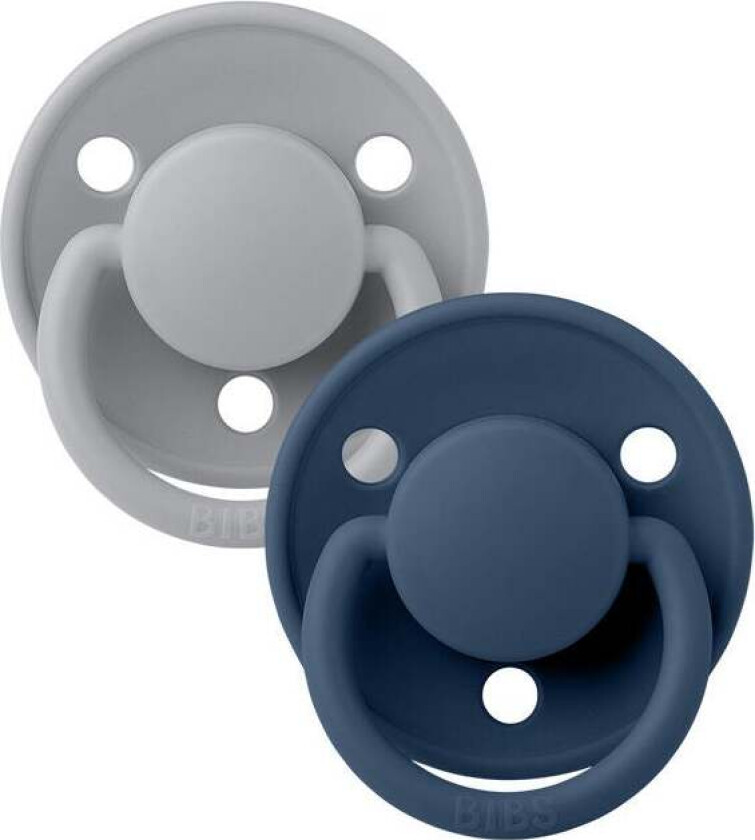 Smokk De Lux 2-pack Silicone, Cloud/Steel Blue - Smokker - Silikon