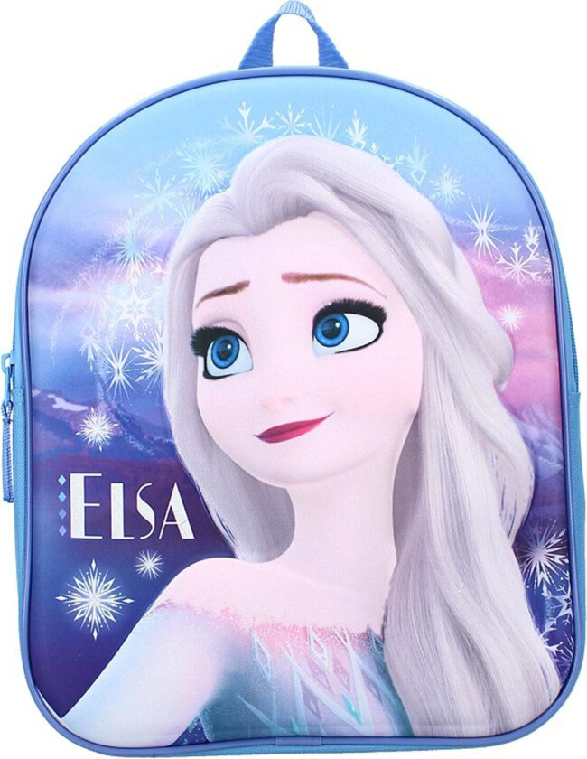 Frozen Ryggsekk Friends Around Town 3D 9L, Blå - Ryggsekker - Polyester