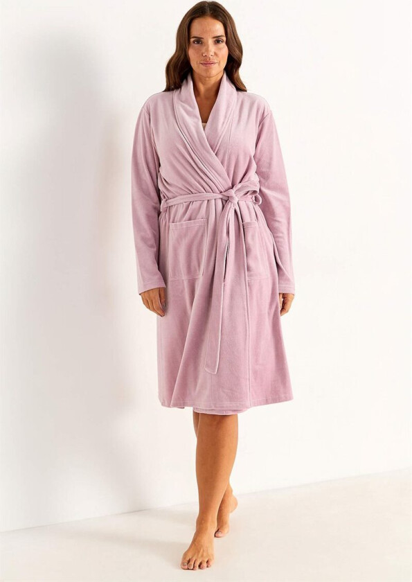 Morgenkåpe i velour