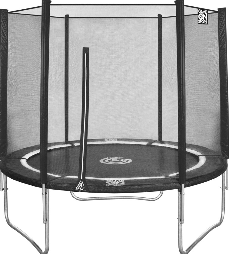 Bilde av Trampoline Jumpline inkl. Sikkerhetsnett 244 cm, Svart -  Trampoliner - Stål