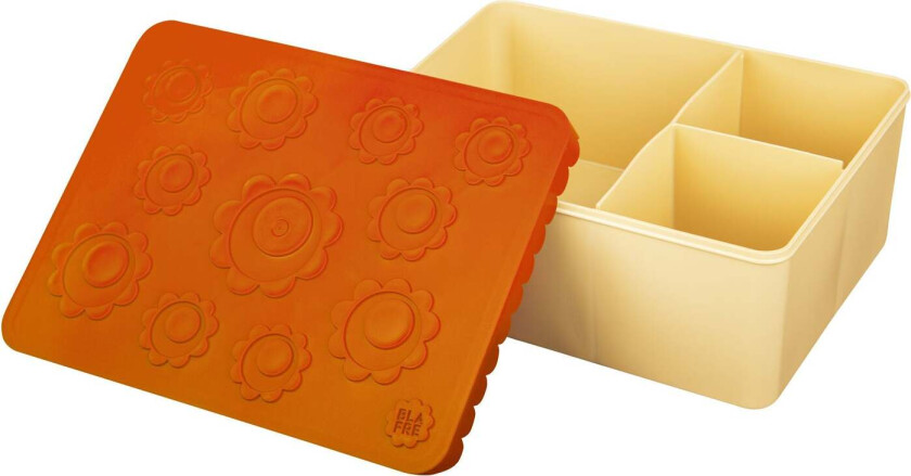 Matlåda Tre Rom Blomst - Bestikk & Servering - Plast