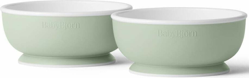 Barneskål 2-Pack, Blekgrønn - Bestikk & Servering