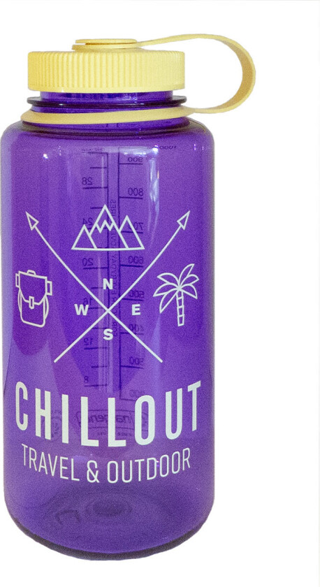 Wide Mouth Sustain "Chillout Logo" Drikkeflaske (1L)