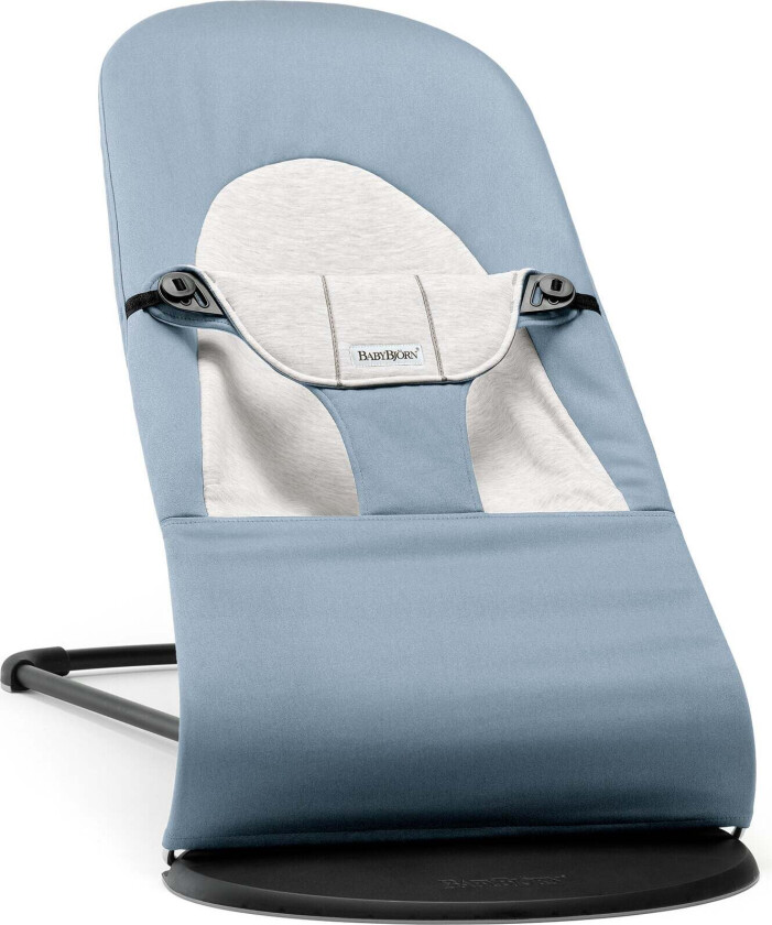 Balance Soft Vippestol Vevet Jerseystoff, Blå/Grå - Vippestoler