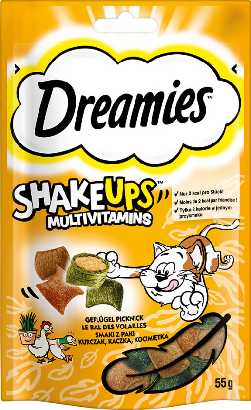 Shakeups Multivitamins Snacks - Fjærkre Picknick (55 g)