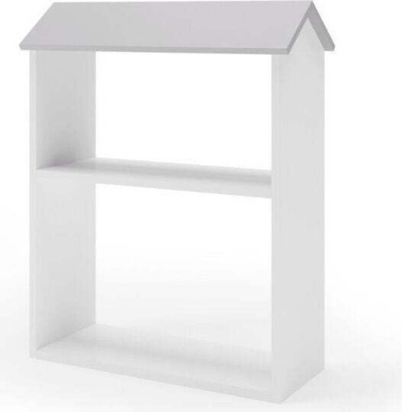 YappyKids YappyHus Bokhylle, Lysegrå - Hyller & Skap - Tre