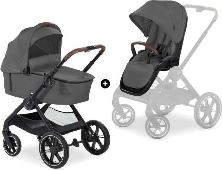 Walk N Care Air Set Duovogn, Dark Grey -  Duovogner