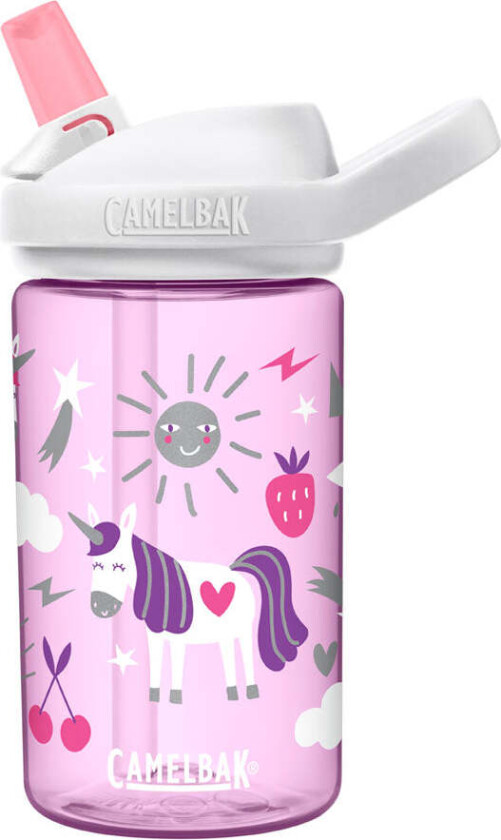 Eddy+ Kids 0,4l Drikkeflaske (Unicorn Party)