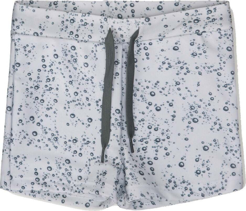 MINI A TURE Badeshorts, Blå/Mønstret, 86-92 - Badetøy