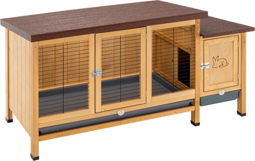 Kaninstall Ranch XXL - L 153 x B 68 x H 79 cm (2 pakker)