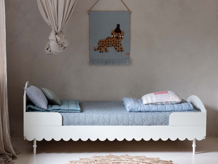 Babushka Enkeltseng 90x200, Hvit - Juniorsenger