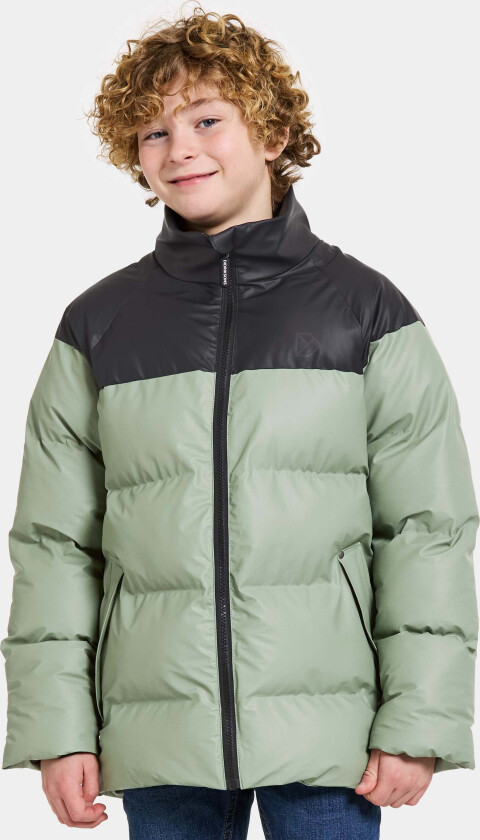 Mega Vinterjakke, Light Moss, 110 - Barnejakker - 100% Polyester