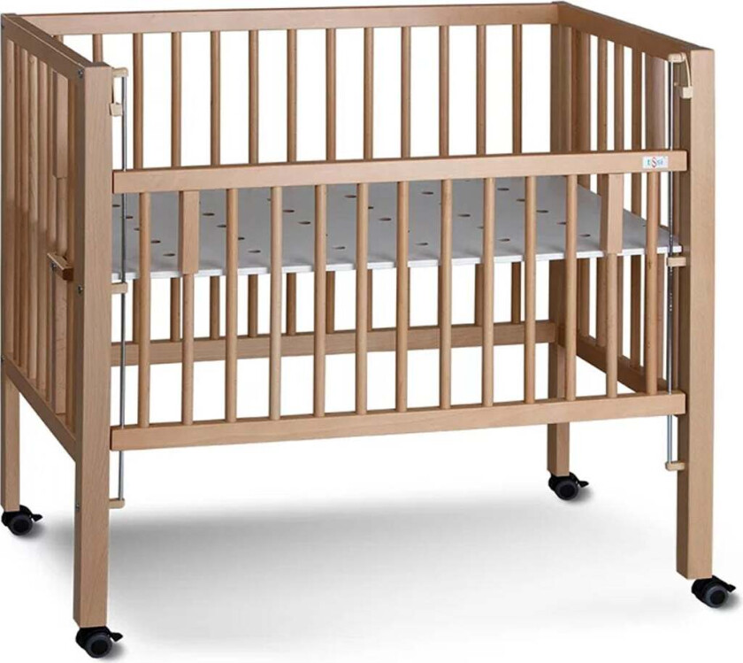 MAXI Bedside Crib 90x50, Nature - Bedside Crib - Bøk
