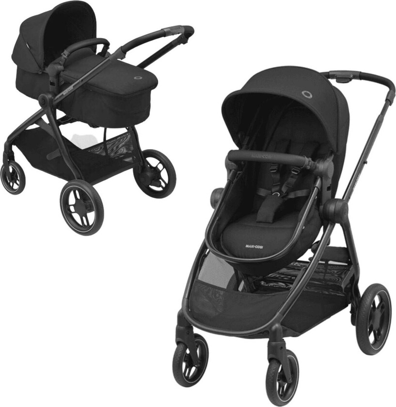 Zelia 3 2-in-1 Duovogn, Essential Black -  Duovogner