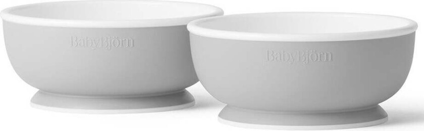 Barneskål 2-Pack, Grå - Bestikk & Servering